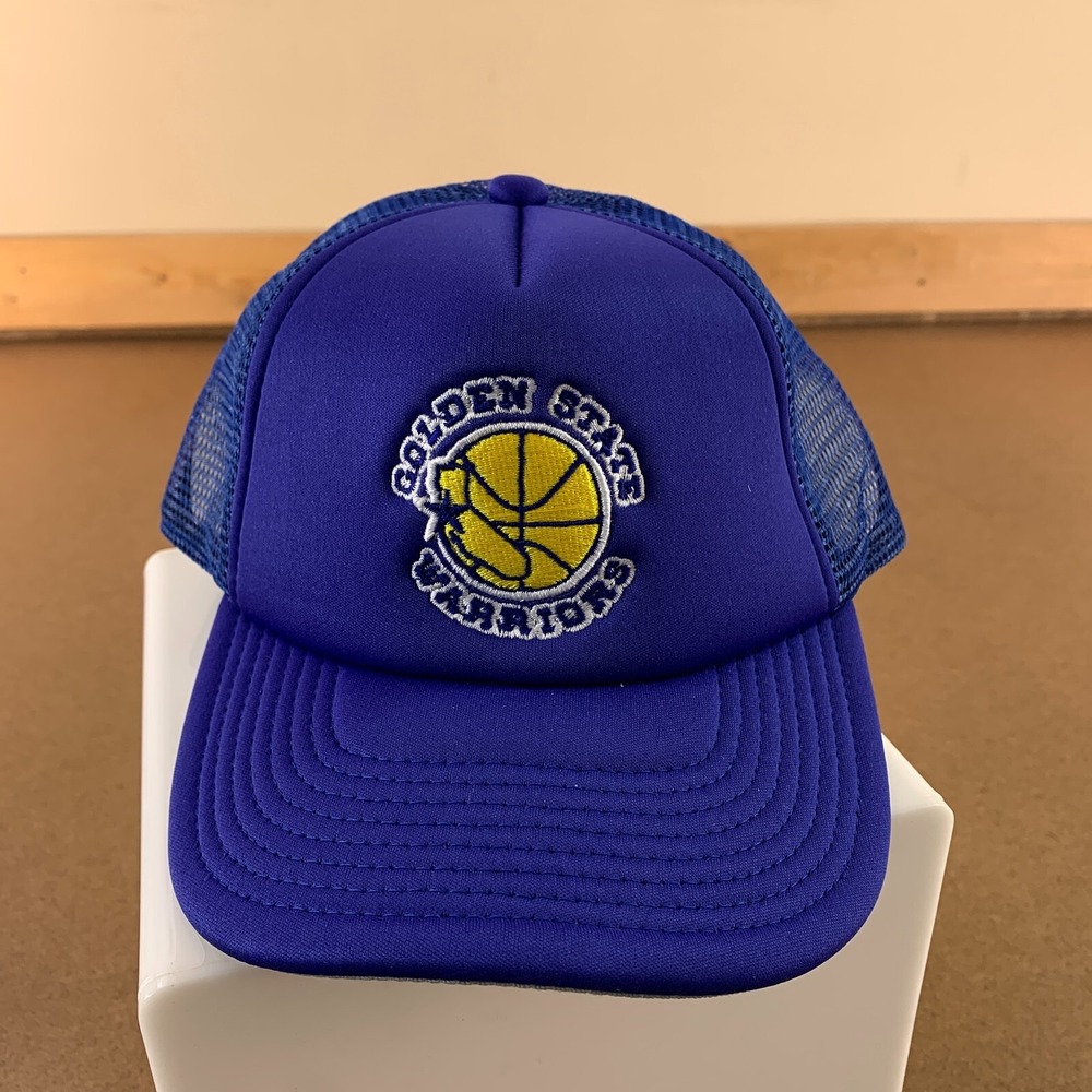 Golden State Warriors Mitchell & Ness Boys One Size Blue Retro Snapback Cap NWT